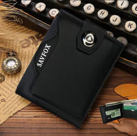 Men’s PU Leather Slim Wallet