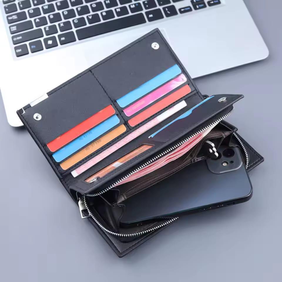 Baellerry PU Leather Long Wallet