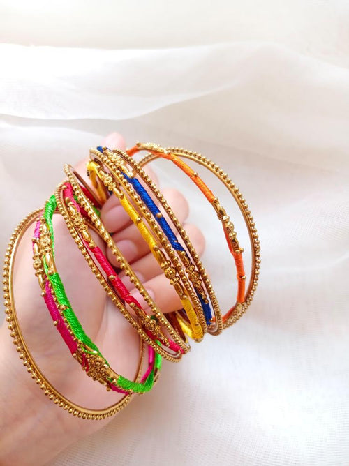 Elegant 13 Pcs Multicolor Bangles Set for Women – Traditional & Stylish Ethnic Bracelet Set