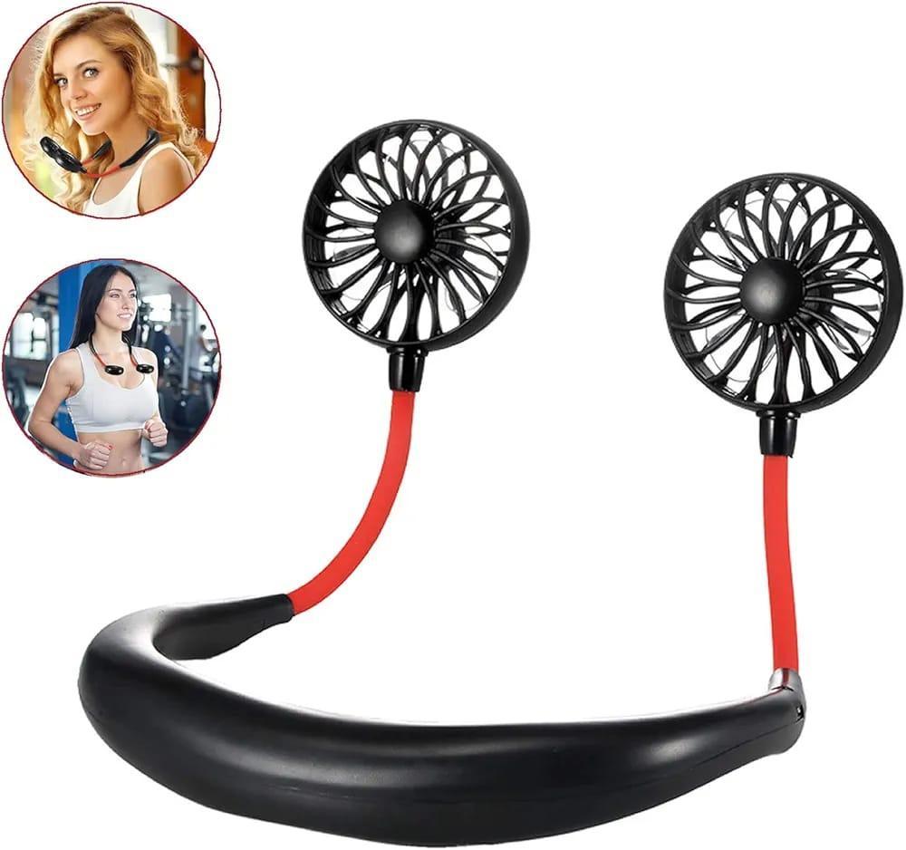 Portable Neck Fan Dual Blower