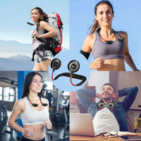 Portable Neck Fan Dual Blower