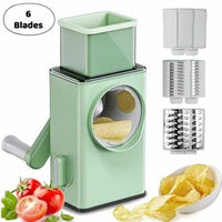 Square Manual Rotary Chopper – Quick & Easy Food Cutter
