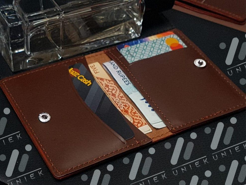 Leather Card Holder Wallet for Men