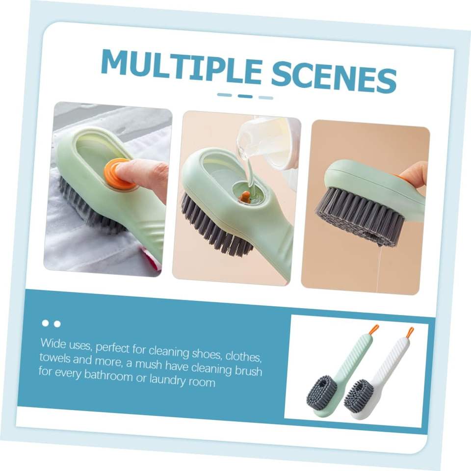 Automatic Soap Dispensing Shoe Brush